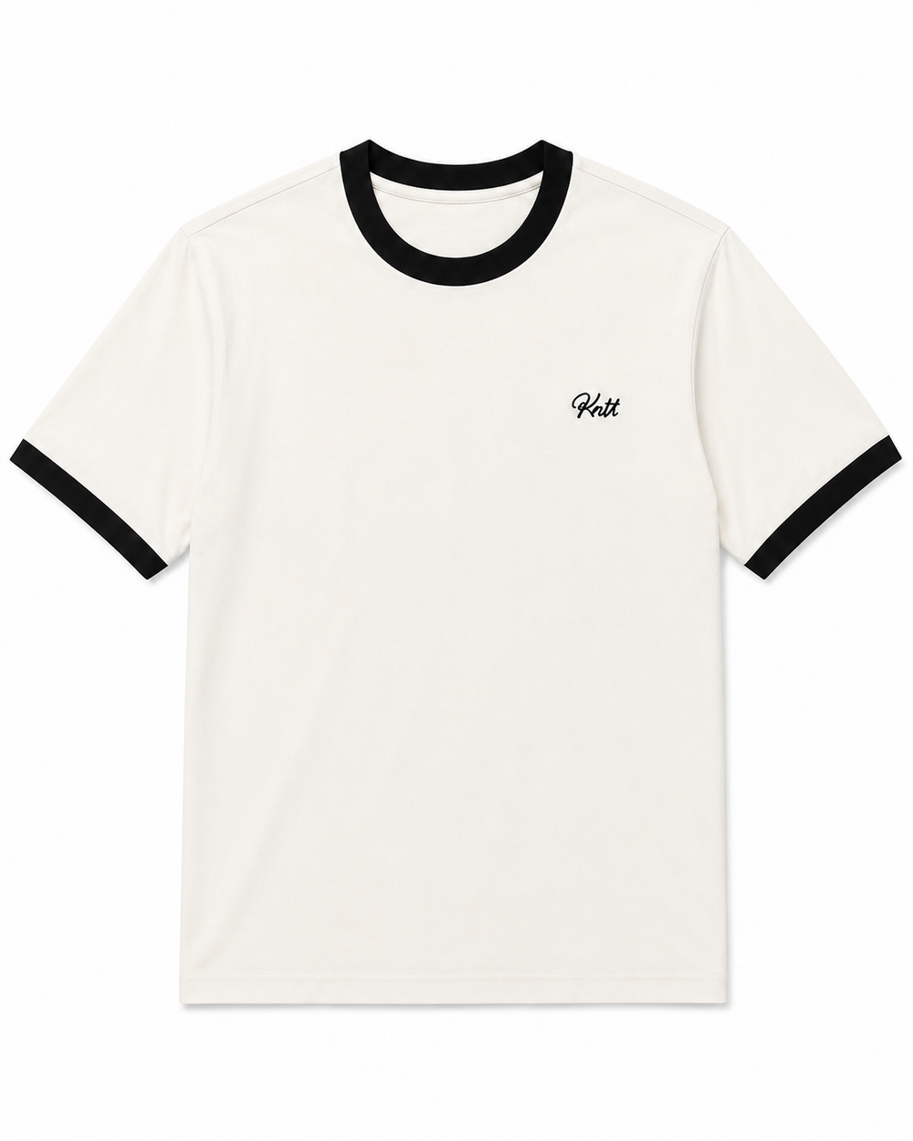 Ringer Tee Off White