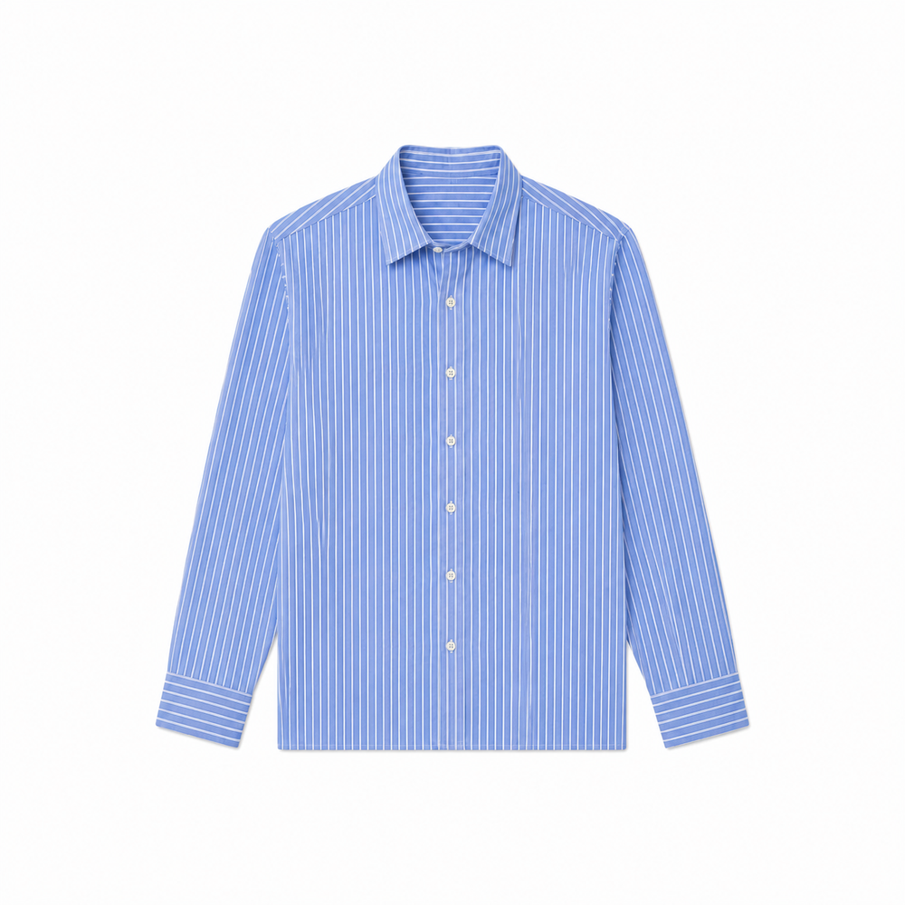 Relaxed Shirt In Dark Blue