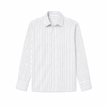 Classic Pinstripe Shirt In olive