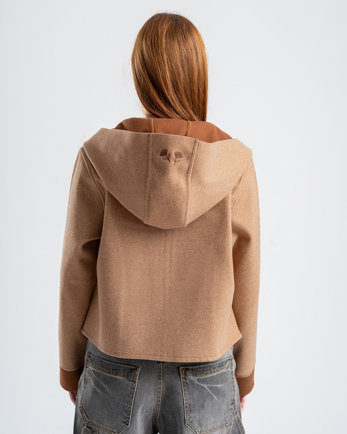 Camel Women's Gogh jacket With Hood