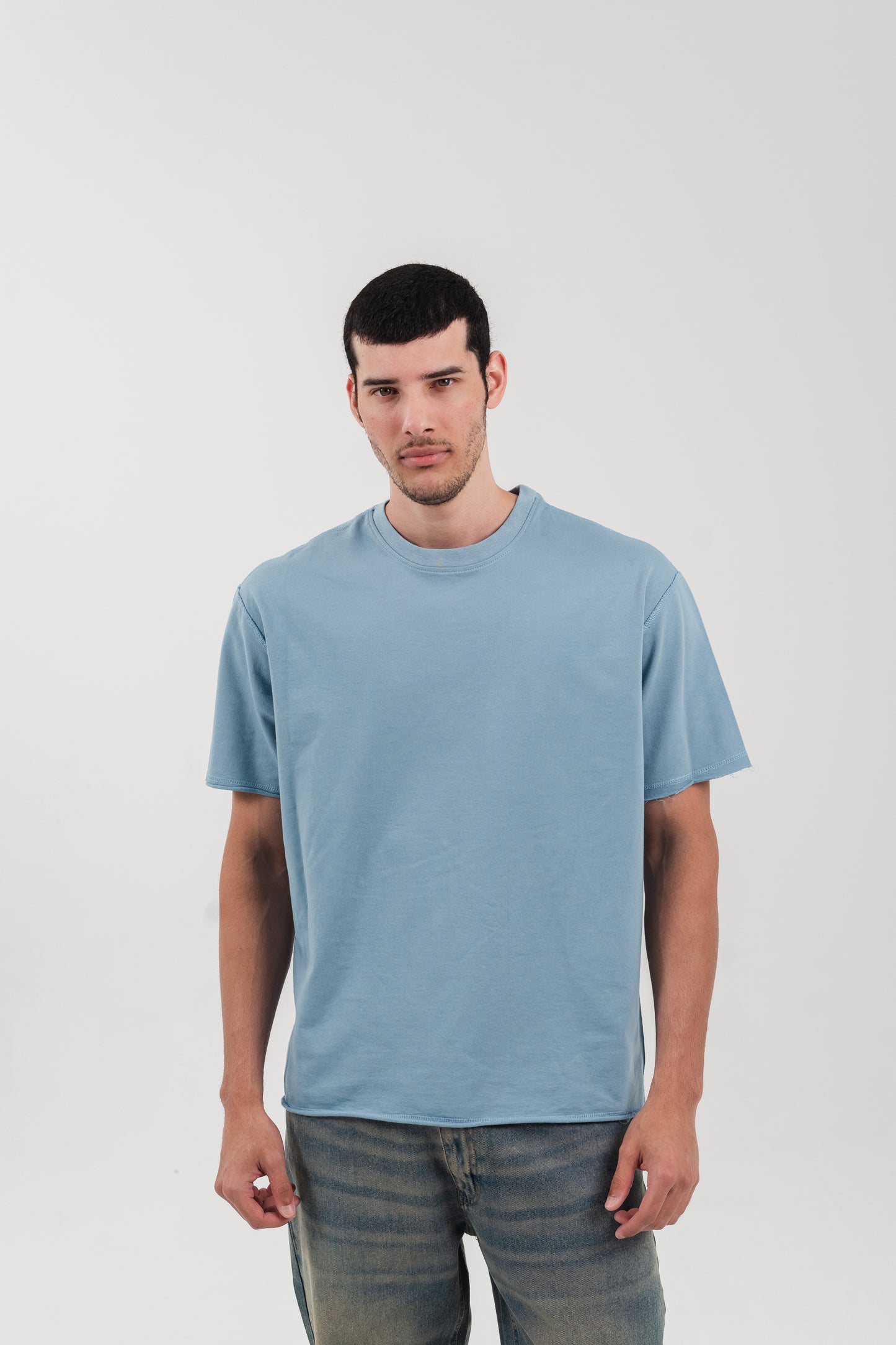 Basic Oversized T-shirt - Sky Blue