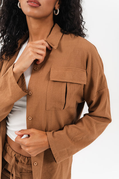 Essentials 2-Piece Brown Set