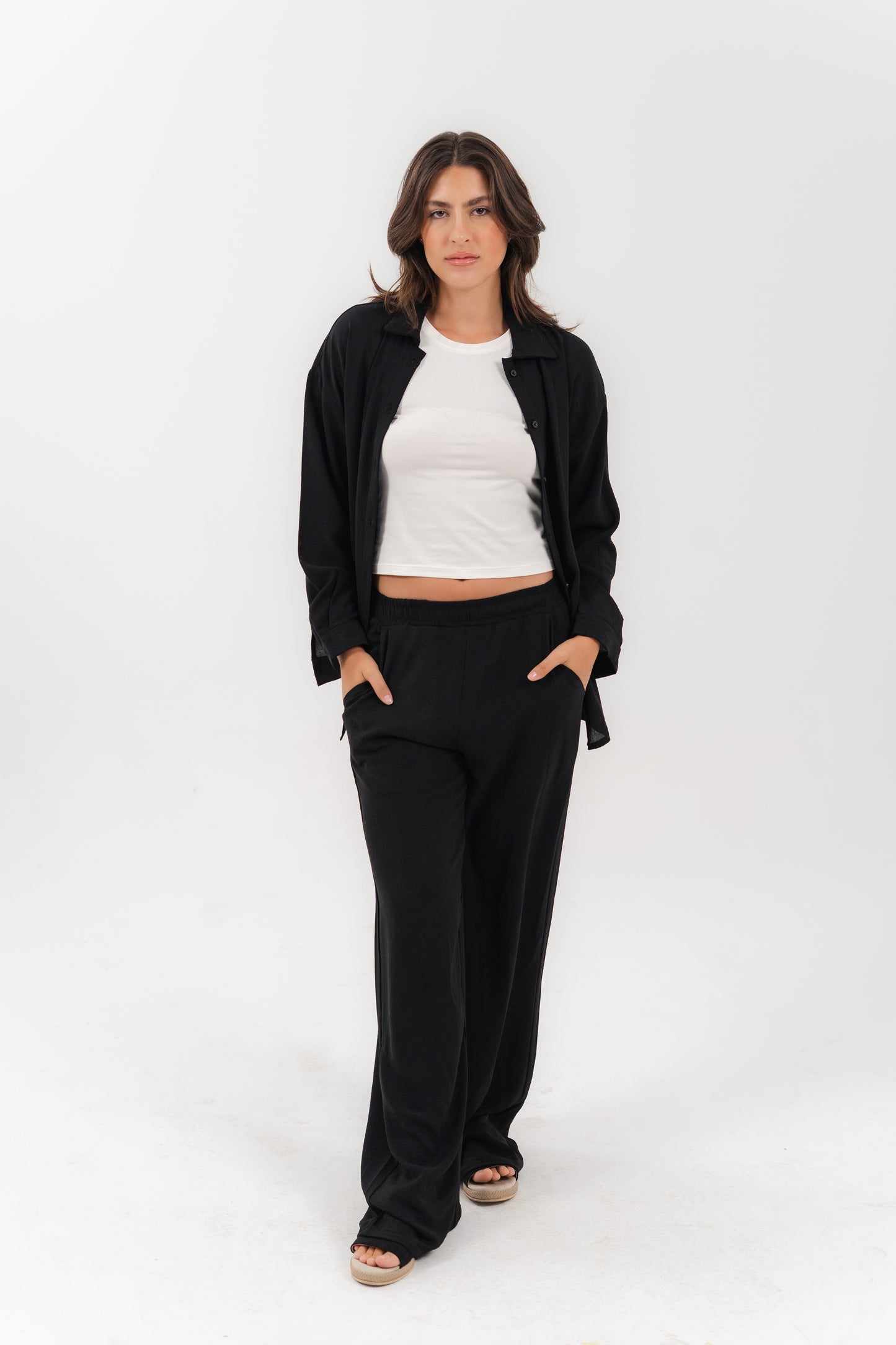 Casual Black 2-Piece Set