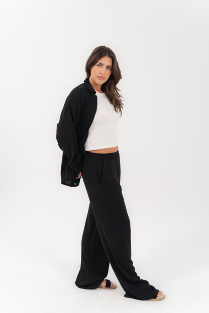 Casual Black 2-Piece Set