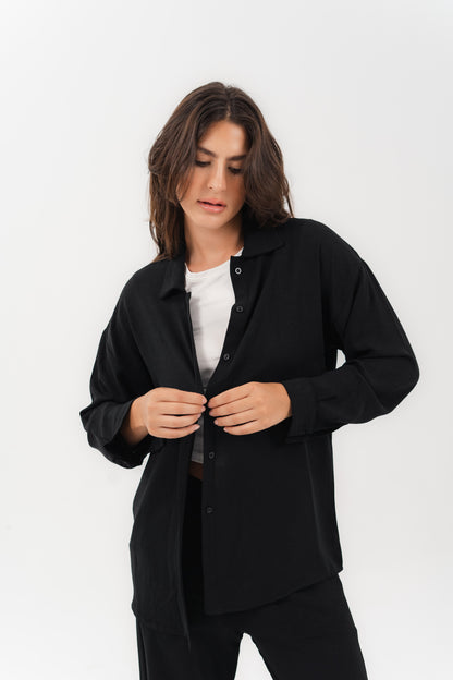 Casual Black 2-Piece Set