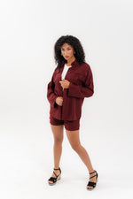 Essentials 2-Piece Burgundy Set
