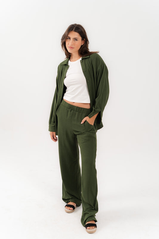 Casual Olive 2-Piece Set