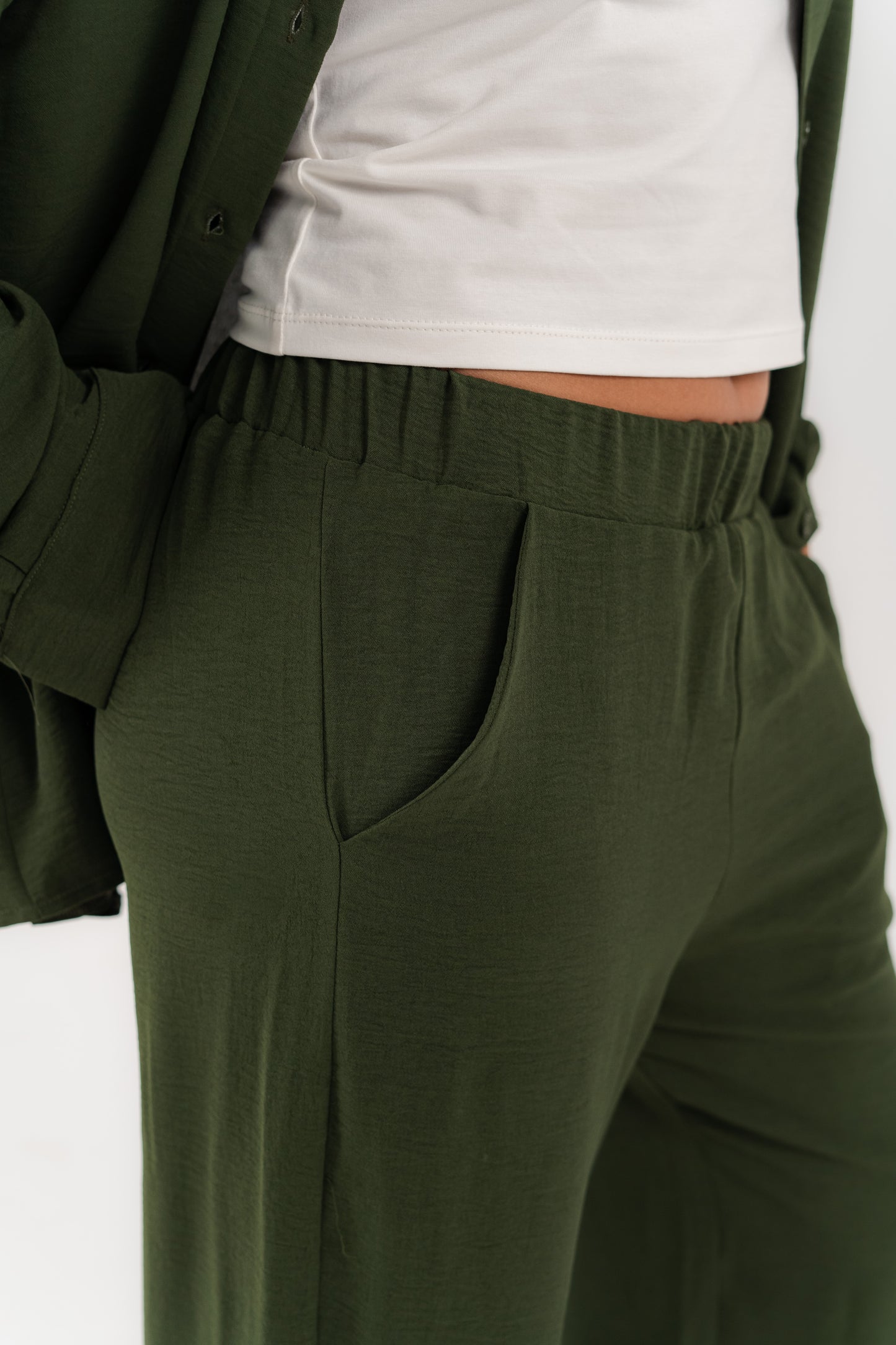 Casual Olive 2-Piece Set