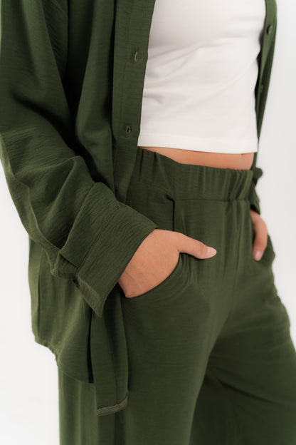 Casual Olive 2-Piece Set