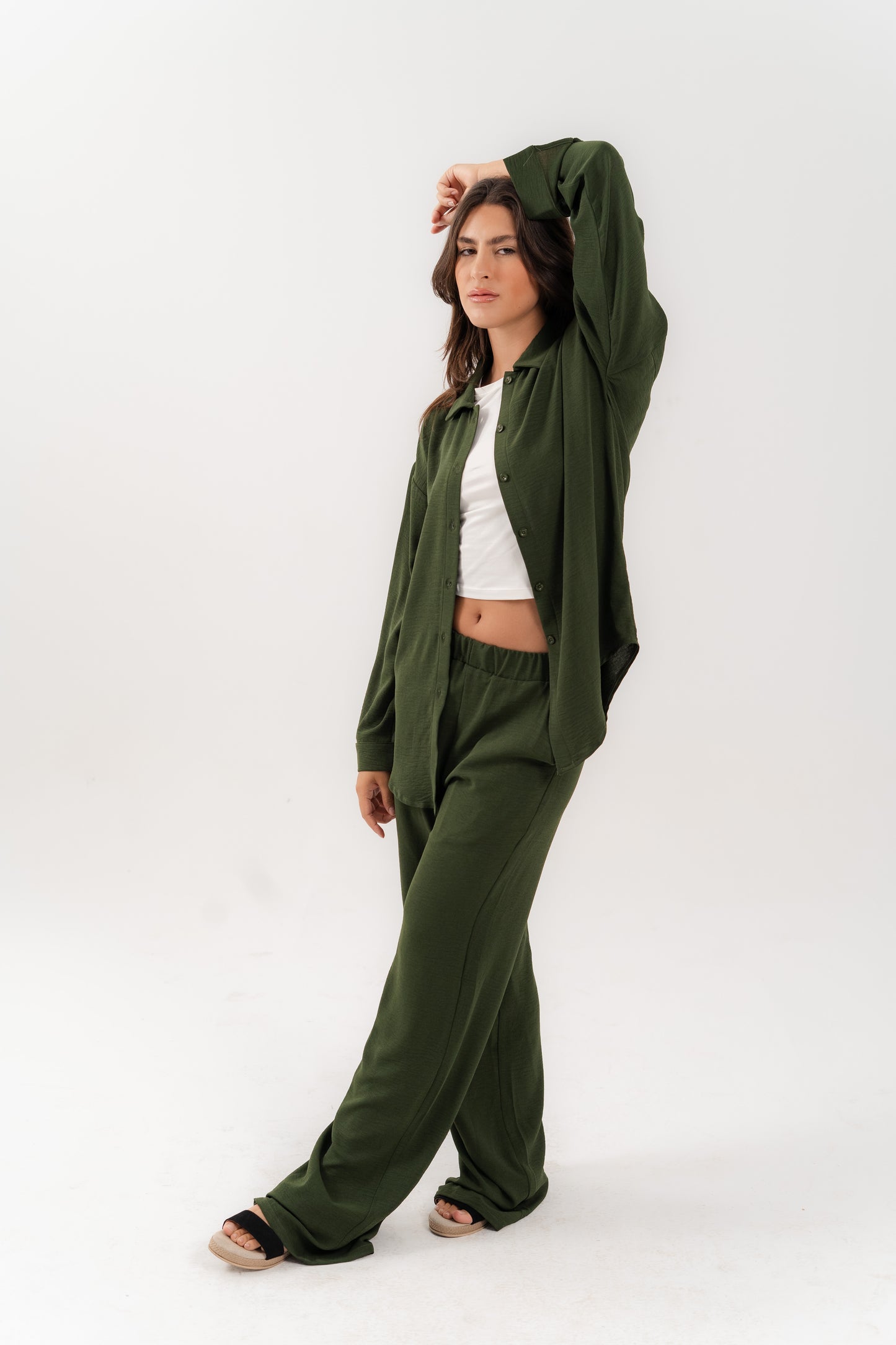 Casual Olive 2-Piece Set