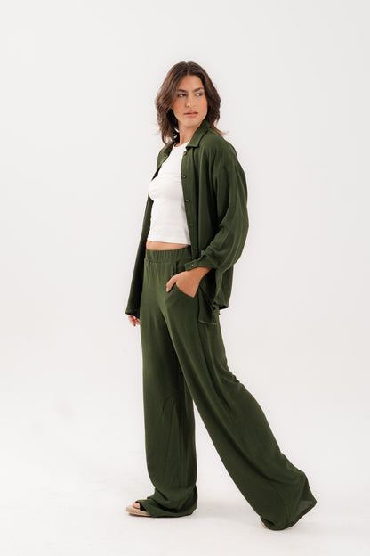Casual Olive 2-Piece Set