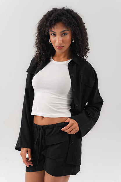 Essentials 2-Piece Black Set