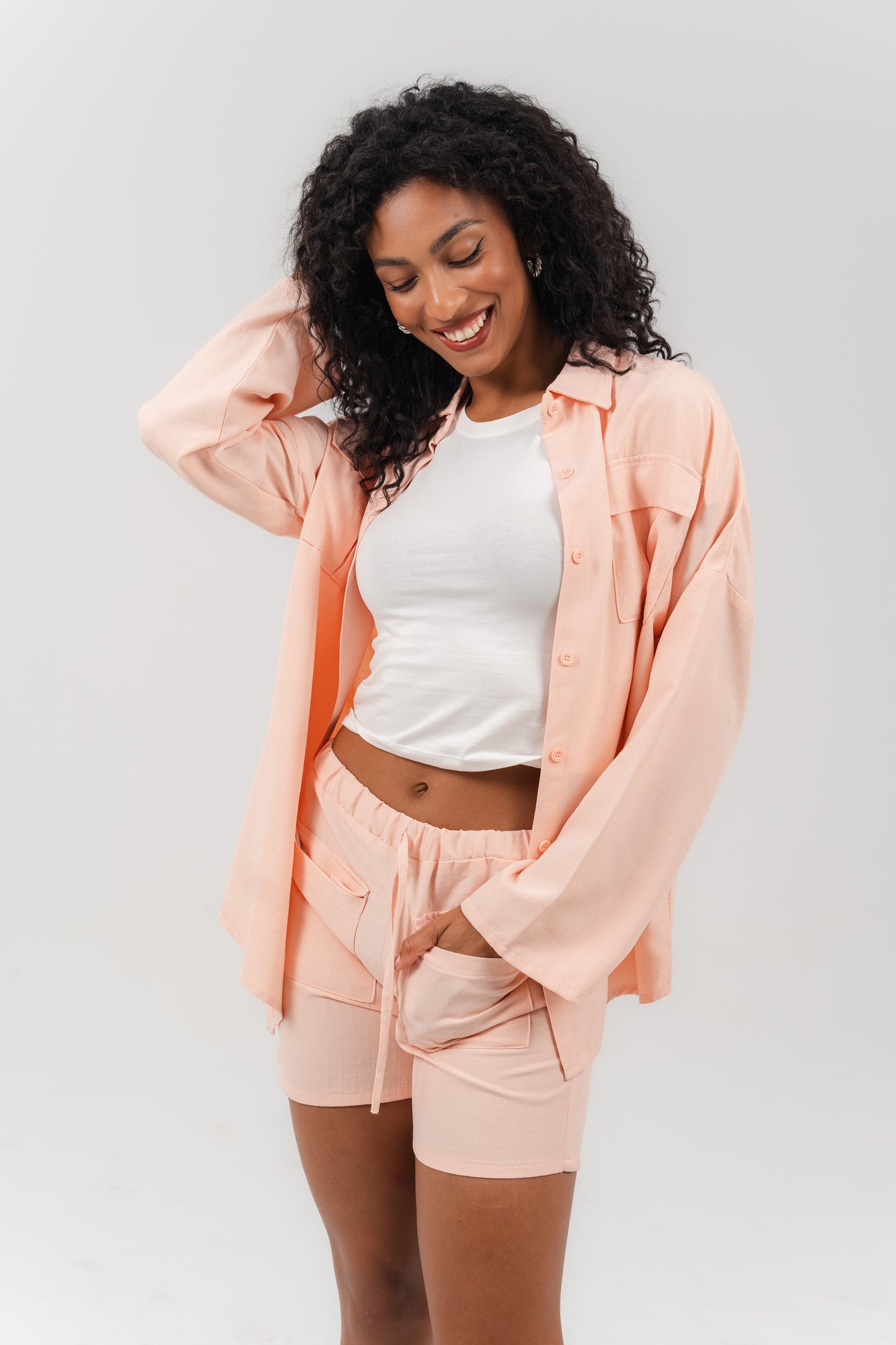 Essentials 2-Piece Soft Peach Set