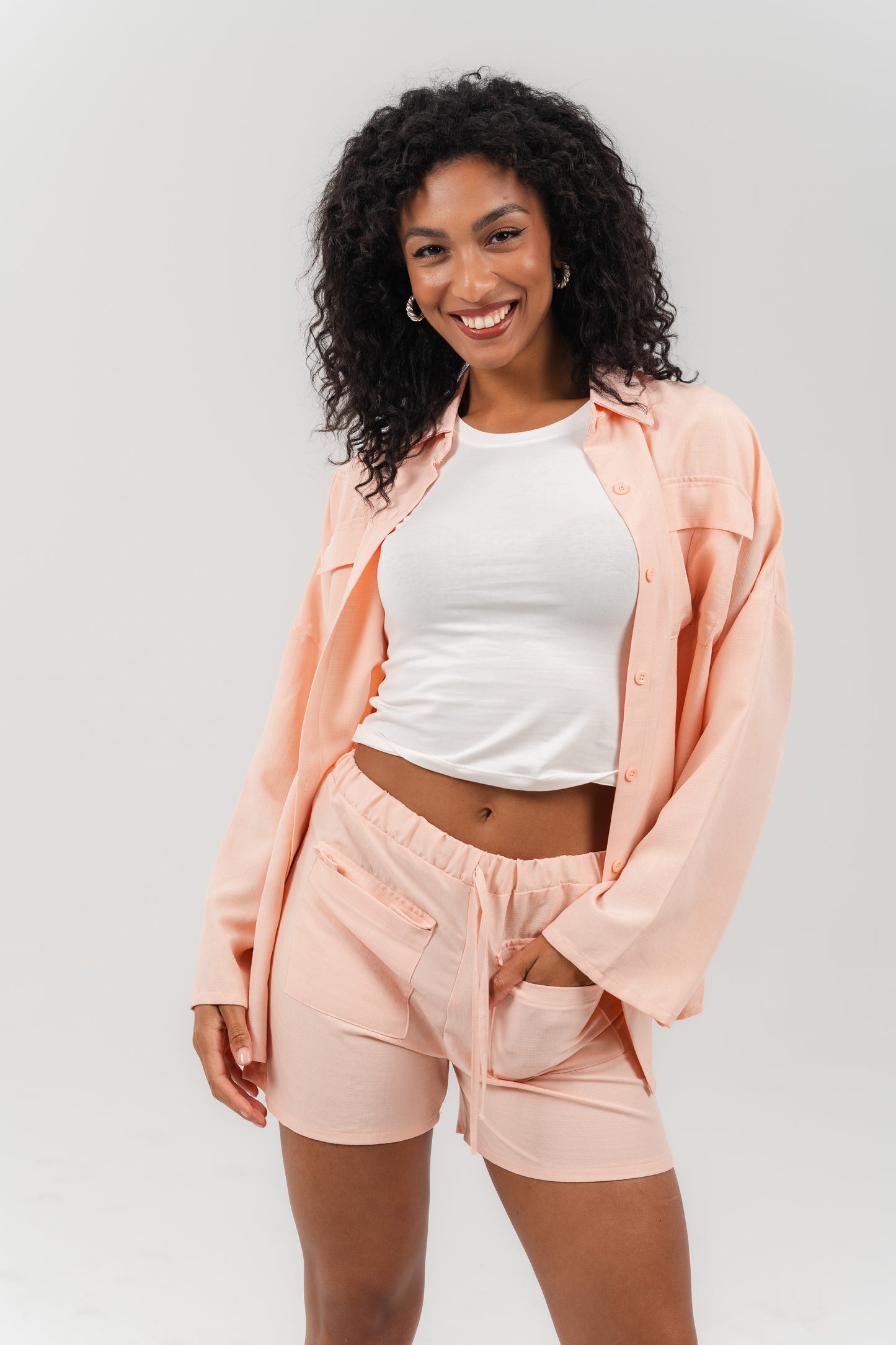 Essentials 2-Piece Soft Peach Set