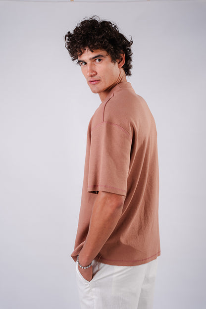 Everyday Essentials Oversized Tshirt- Cashmere