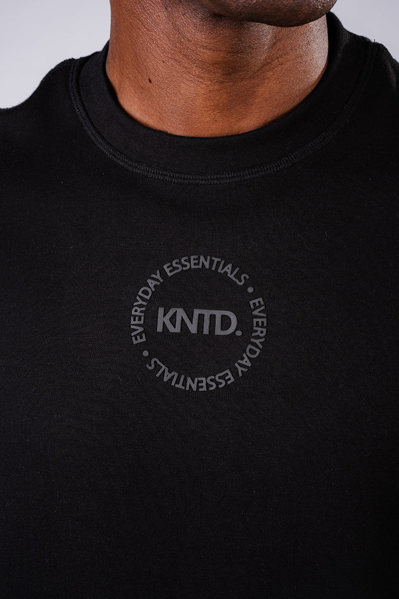 Everyday Essentials Oversized Tshirt- Black