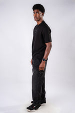 Men's Straight Fit Black Denim