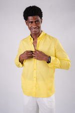 Linen shirt- Yellow