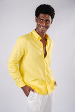 Linen shirt- Yellow
