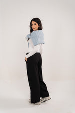 Wild Leg Sweatpants In Black