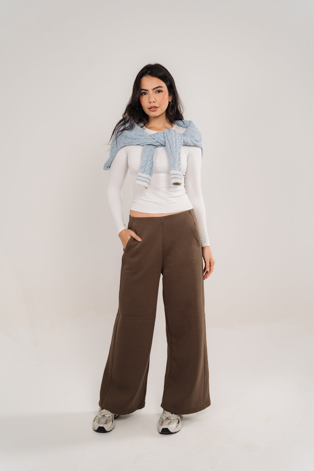 Wild Leg Sweatpants In Brown