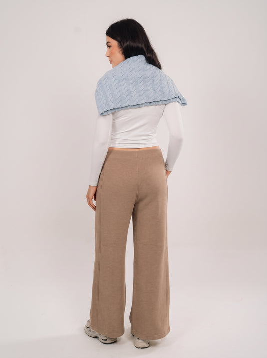 Wild Leg Sweatpants In Light Brown