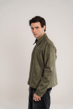 Men's Oily Heavyweight Suede Jacket