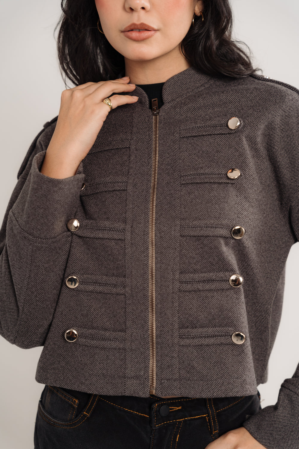 Napoleon Jacket In Grey