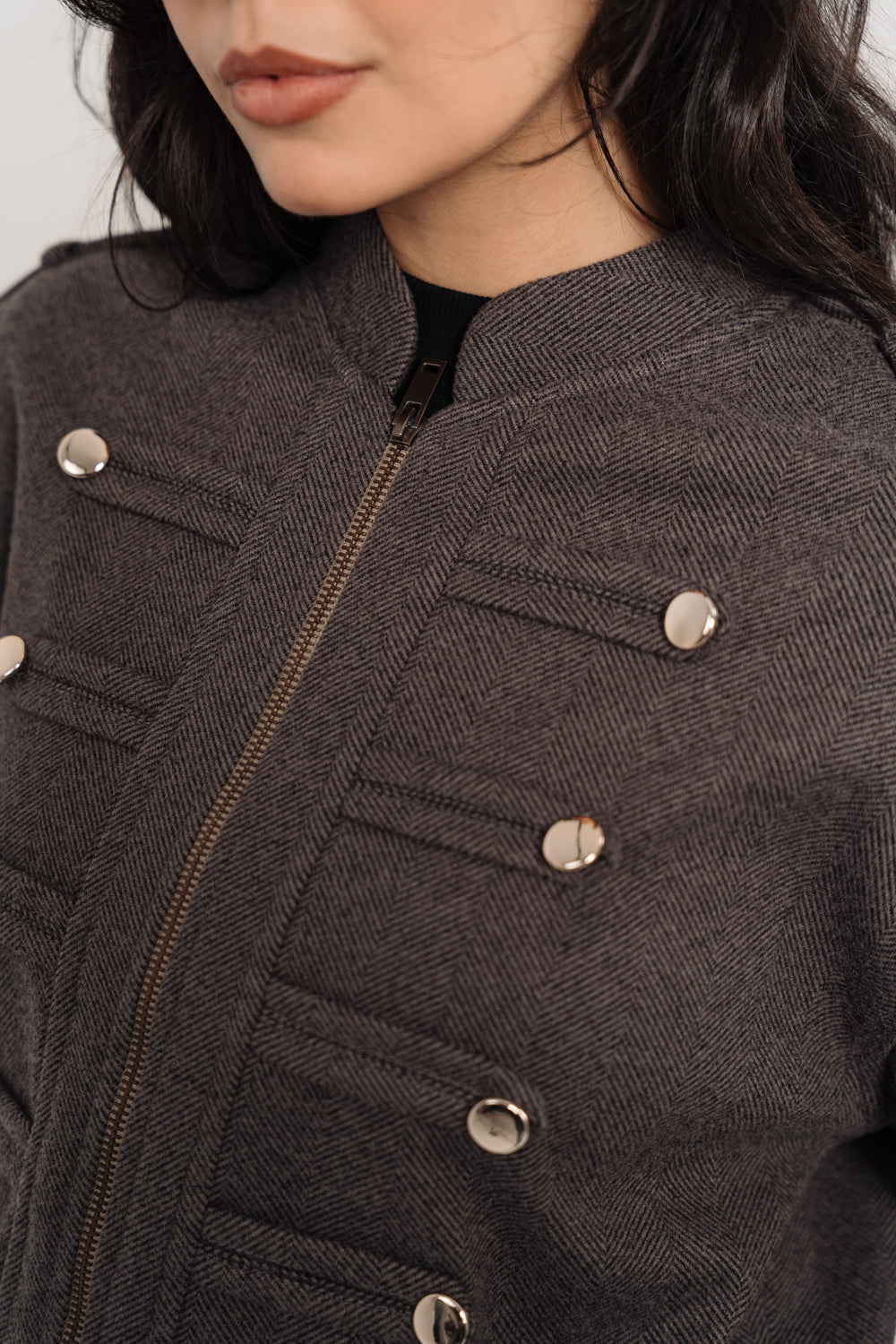 Napoleon Jacket In Grey