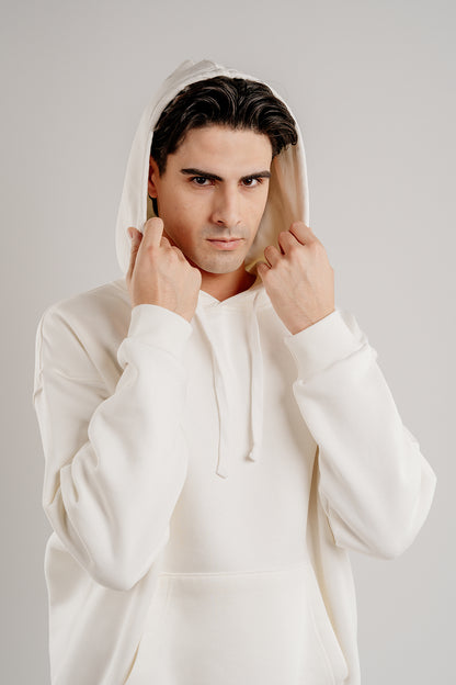 WHITE HOODIE