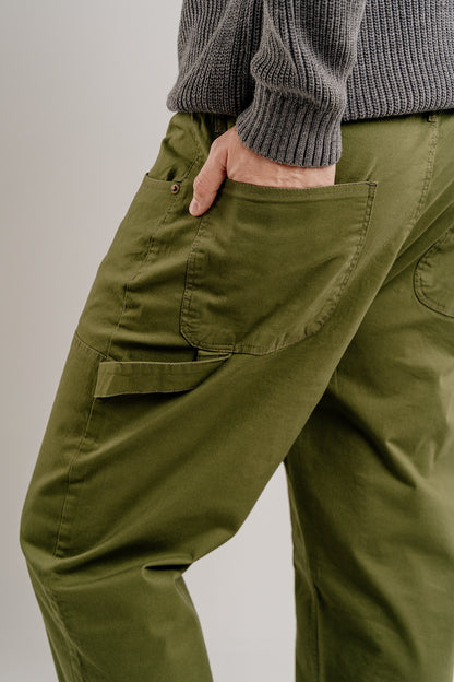 GREEN CARPENTER PANTS