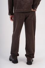 Gabardine Pants in Brown