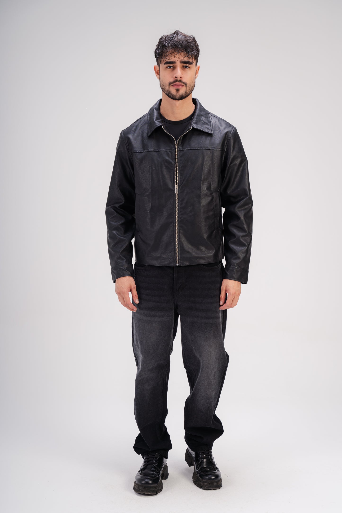 Leather Jacket in Black