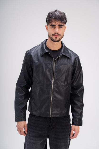 Leather Jacket in Black