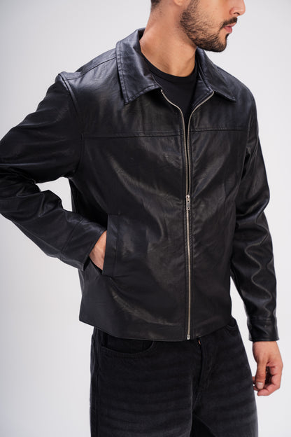 Leather Jacket in Black