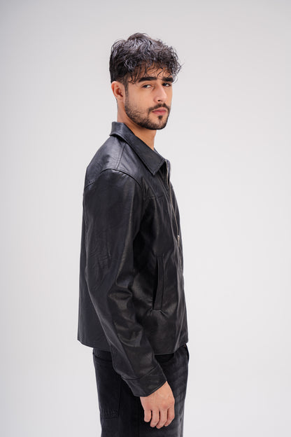 Leather Jacket in Black