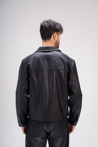 Leather Jacket in Black