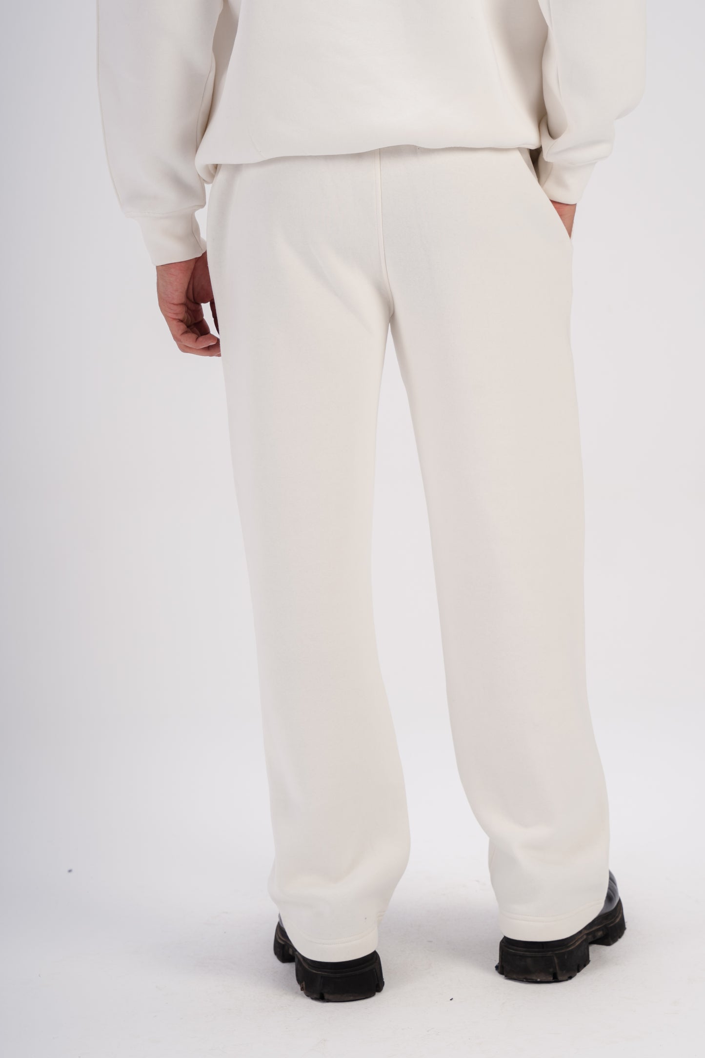 Straight Leg SweatPants in White
