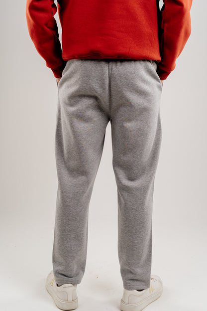 GREY STRAIGHT LEG SWEATPANTS