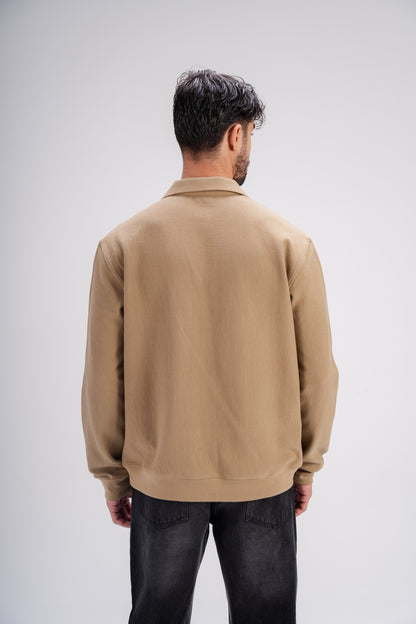 Polo T-Shirt in Beige