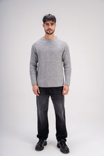 Crew Neck Knit in Grey