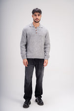 Knitted Sweater in Gray