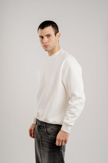 WHITE CREW NECK