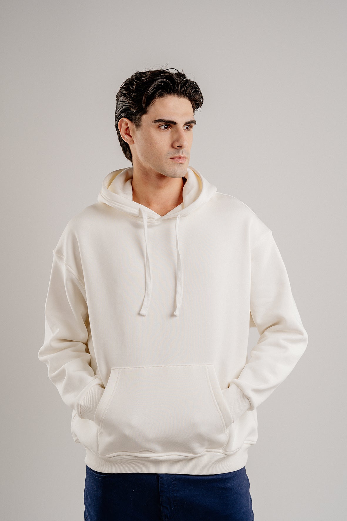 WHITE HOODIE