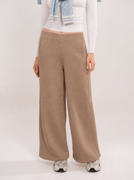 Wild Leg Sweatpants In Light Brown