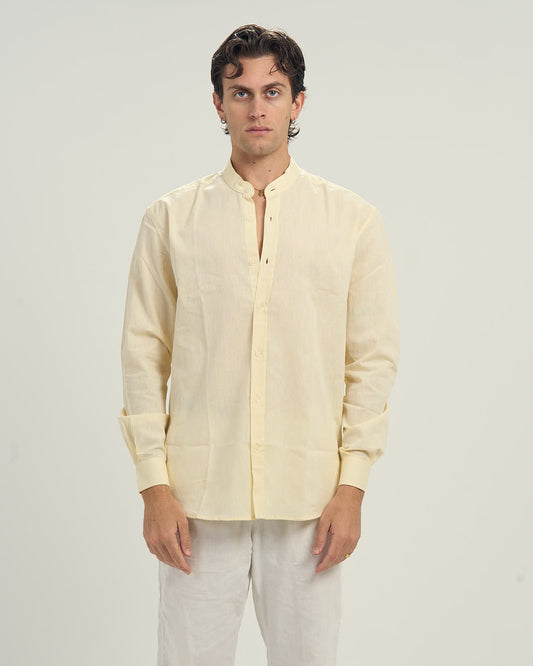 Yellow Linen Shirt