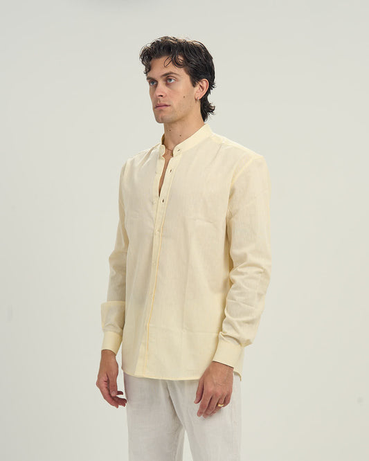 Yellow Linen Shirt