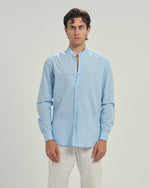 Sky Blue Linen Shirt