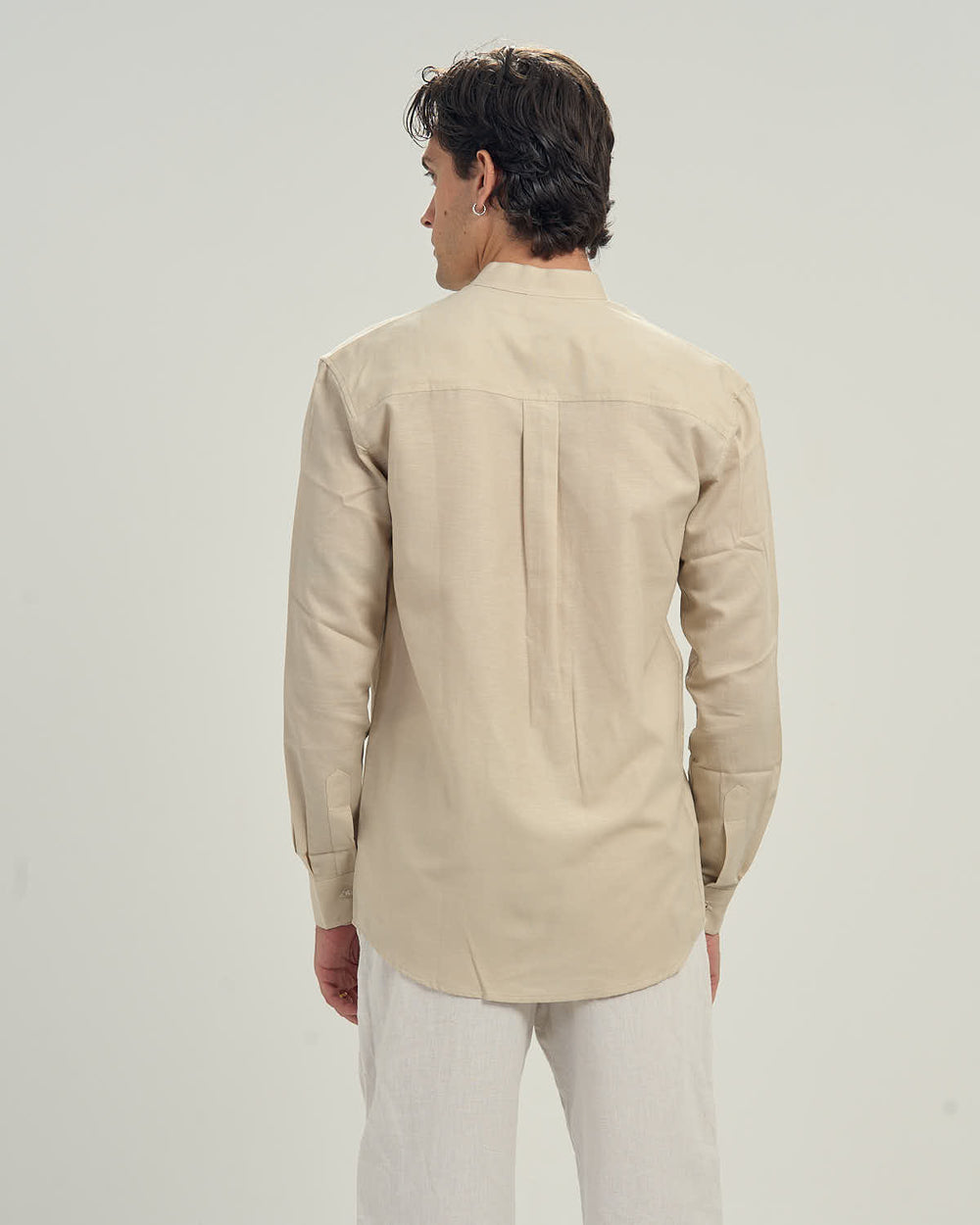 Beige Linen Shirt