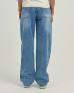 Women's High-Rise Wide-Leg Relaxed Jeans Blue